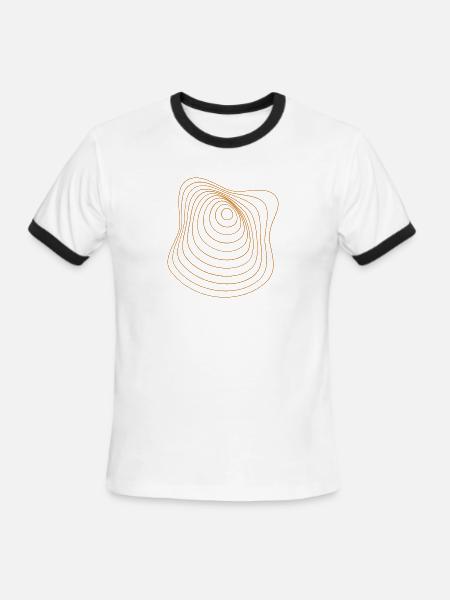 to imagine - Men's Ringer T-Shirt - white/black