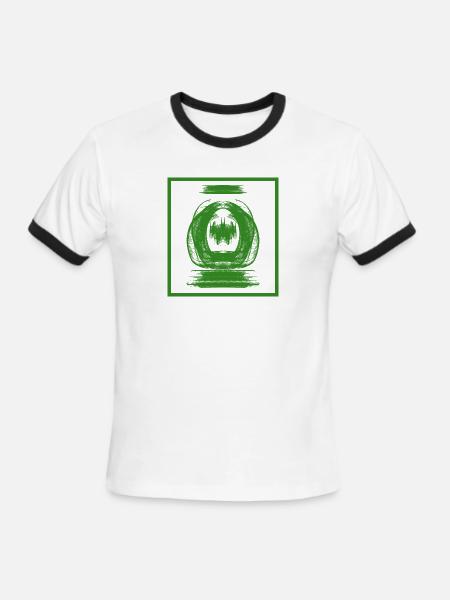 Energize Me - Men's Ringer T-Shirt - white/black