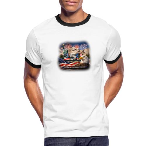 1776-2026 | Celebrating 250 Years of Freedom - Men's Ringer T-Shirt