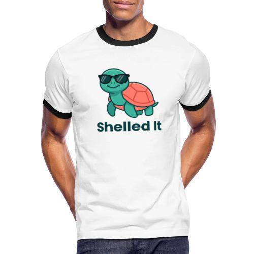 Funny Turtle Sunglasses Shelled It Cute Gift - Men's Ringer T-Shirt