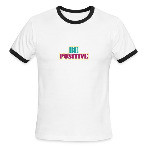BE positive - Men's Ringer T-Shirt