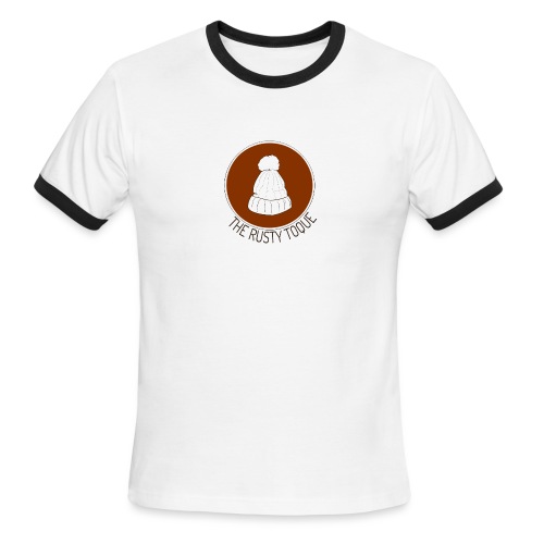 The Rusty Toque Brown Logo 2 - Men's Ringer T-Shirt