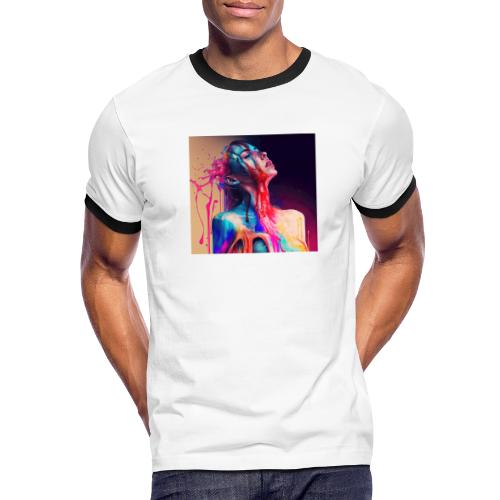 Taking in a Moment - Emotionally Fluid Collection - Men's Ringer T-Shirt