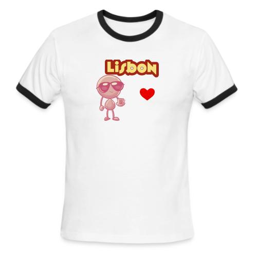 Smoon City_Lisbon - Men's Ringer T-Shirt