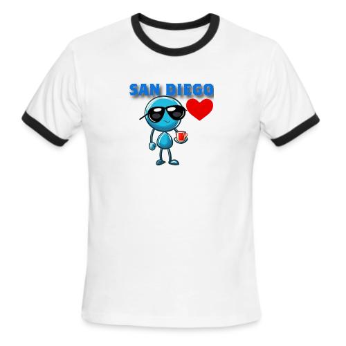 Smoon City_San Diego - Men's Ringer T-Shirt
