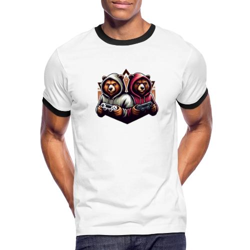 2 grizzlies gamer bears - Men's Ringer T-Shirt