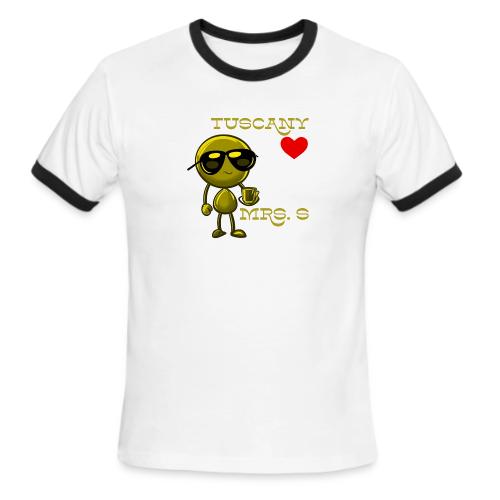 Smoon City_Tuscany Mrs. S - Men's Ringer T-Shirt