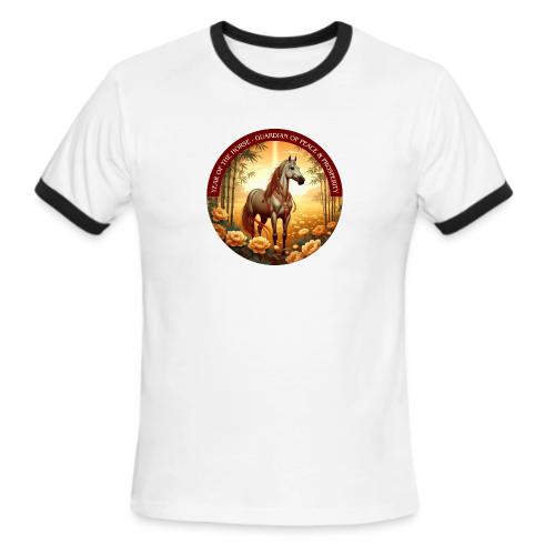 Year of the Horse Guardian T Shirt, Lunar New Year - Men's Ringer T-Shirt
