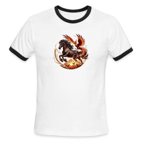 Year of the Horse Phoenix T Shirt, Lunar NY Gift - Men's Ringer T-Shirt