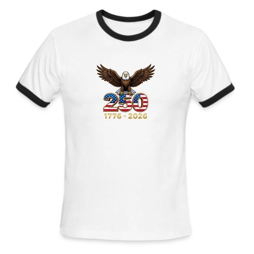 Eagle 250th Anniversary 1776-2026 - Men's Ringer T-Shirt