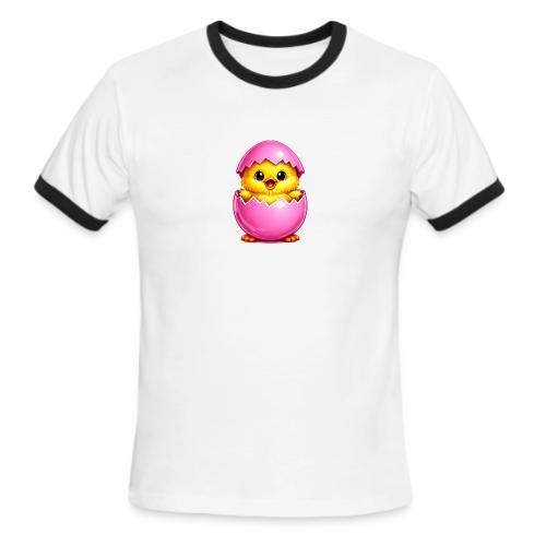 Easter Chick Pink - Men's Ringer T-Shirt