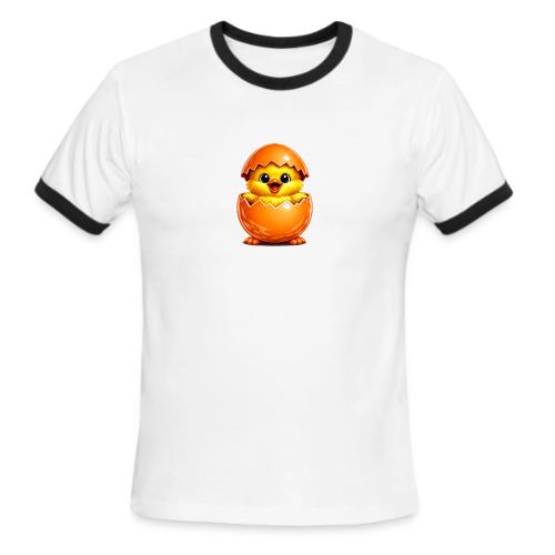 Easter Chick Orange - Men's Ringer T-Shirt