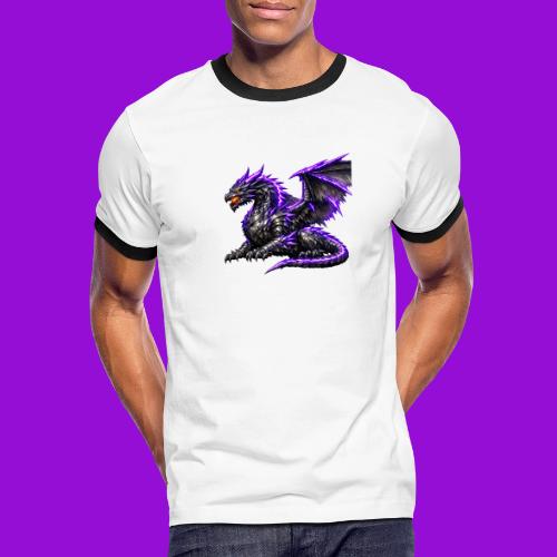 Neon Dragon at Rest - Men's Ringer T-Shirt