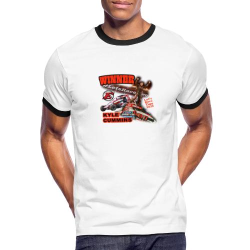 Kyle Cummins #LetsRaceTwo Winner - Men's Ringer T-Shirt