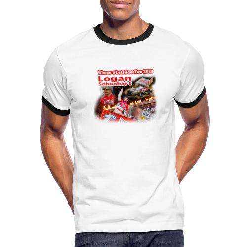 Logan Schuchart #LetsRaceTwo Winner - Men's Ringer T-Shirt