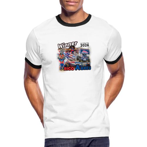 Rico Abreu #LetsRaceTwo Winner - Men's Ringer T-Shirt