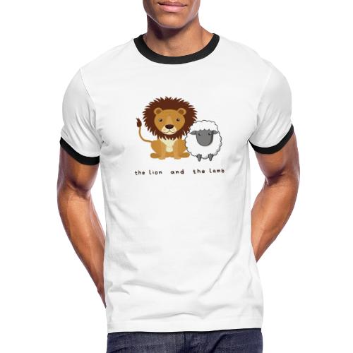 The Lion and the Lamb Shirt - Men's Ringer T-Shirt