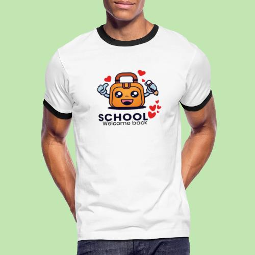 first day of school outfit- school Welcome back - Men's Ringer T-Shirt