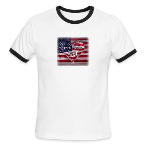 1776-2026 | 250 Years USA - Men's Ringer T-Shirt