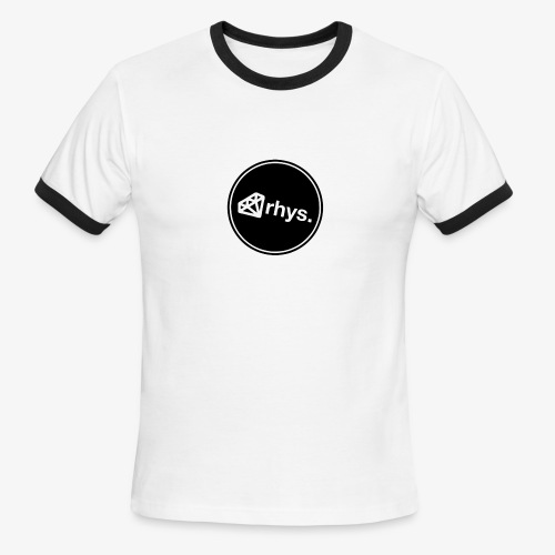 rhys_logo.png - Men's Ringer T-Shirt