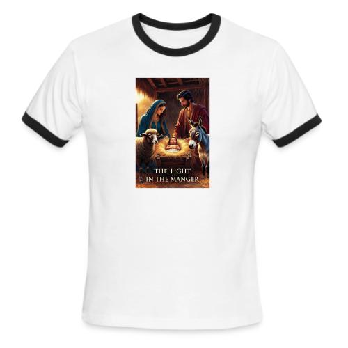 Nativity Manger T-Shirt - Men's Ringer T-Shirt