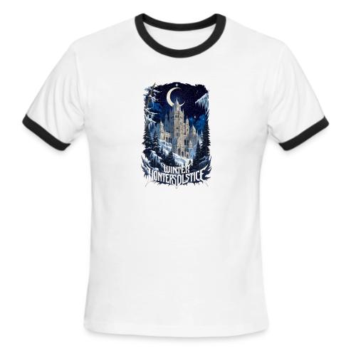 Celestial Winter Temple T-Shirt - Men's Ringer T-Shirt