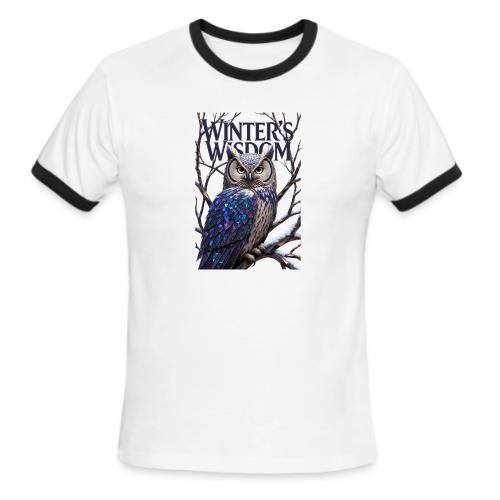 Crystalized Forest Owl T-Shirt - Men's Ringer T-Shirt