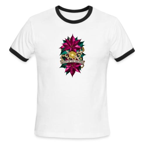 Queen of the Solstice Poinsettia T-Shirt - Men's Ringer T-Shirt