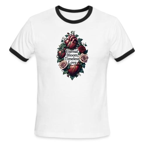 Eternal Bloom Timeless Love Entwined Hearts T-Shir - Men's Ringer T-Shirt