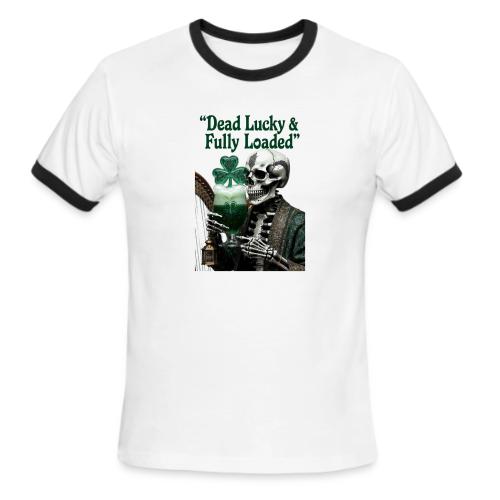 Lucky Skeleton Stout T-Shirt - Men's Ringer T-Shirt