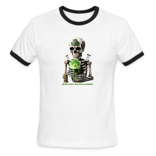 Eternal Stout Skeleton Graphic Tee - Men's Ringer T-Shirt
