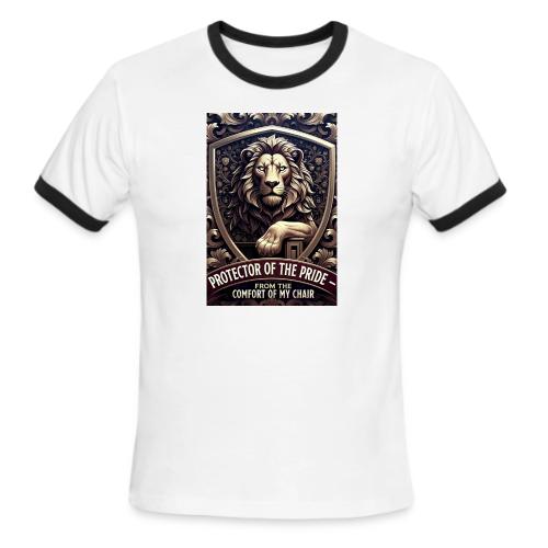 Lion King T Shirt, Funny Low-Effort Father Gift - Men's Ringer T-Shirt