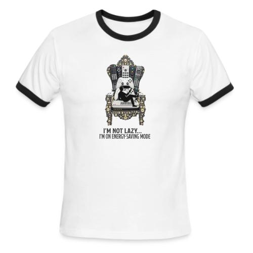 Remote Throne Procrastinator T Shirt, Dad Gift - Men's Ringer T-Shirt