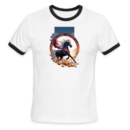 Year of the Horse Dawn T Shirt,Lunar New Year Gift - Men's Ringer T-Shirt