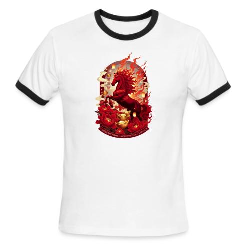 Year of the Horse Ascent T Shirt, Lunar New Year - Men's Ringer T-Shirt