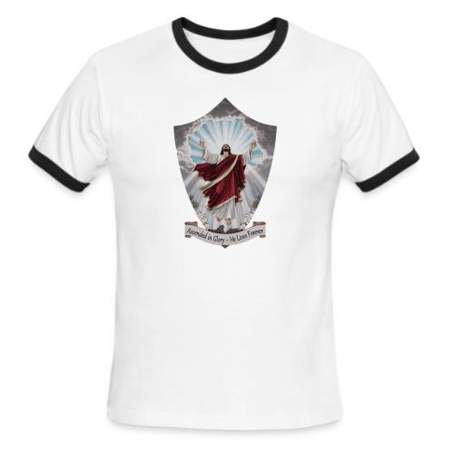 Easter Ascended in Glory T Shirt,Resurrection Gift - Men's Ringer T-Shirt