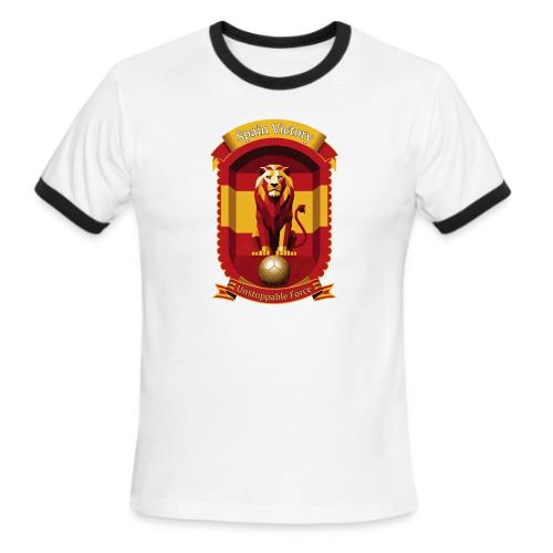 Spain Lion Victory T-Shirt, Flag Pride Crest Gift - Men's Ringer T-Shirt