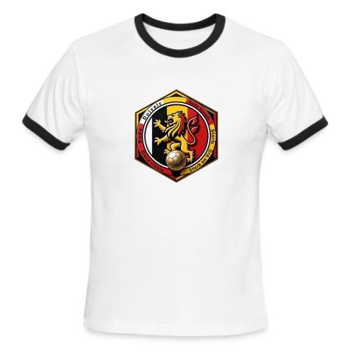 Belgium Lion Valor T-Shirt, Belgian Pride Gift - Men's Ringer T-Shirt