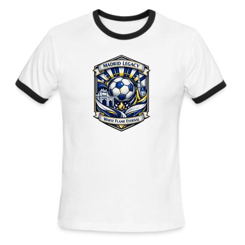 Madrid White Legacy T Shirt, Madrid Fan Gift - Men's Ringer T-Shirt