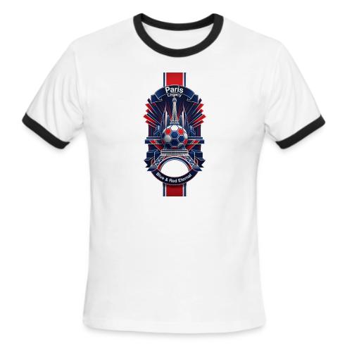 Paris Tower Legacy T Shirt, Soccer City Pride Gift - Men's Ringer T-Shirt