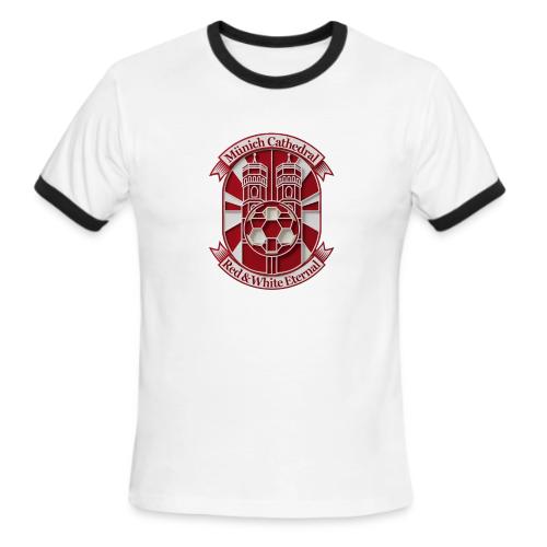 Munich Cathedral T Shirt, German Football Fan Gift - Men's Ringer T-Shirt