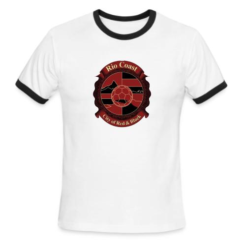 Flamengo Rio Coast T Shirt, Football Pride Gift - Men's Ringer T-Shirt