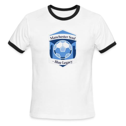 Manchester Soul Soccer City Emblem T Shirt, Gift - Men's Ringer T-Shirt