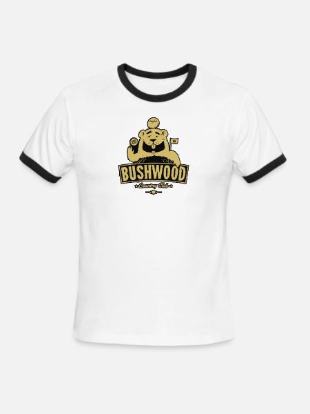 Bushwood - Men's Ringer T-Shirt - white/black