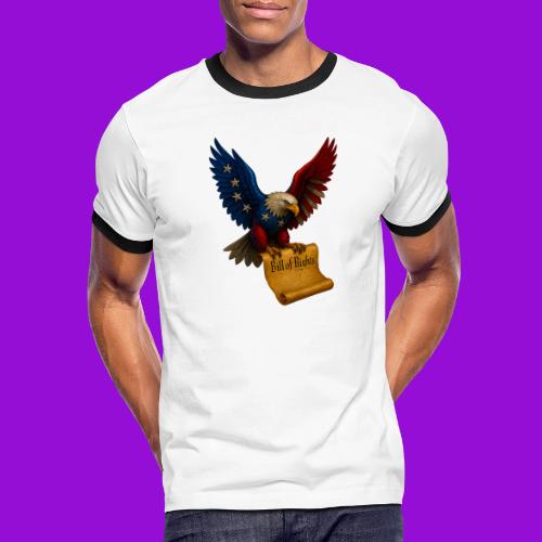 Bill of Rights Bald Eagle - Men's Ringer T-Shirt