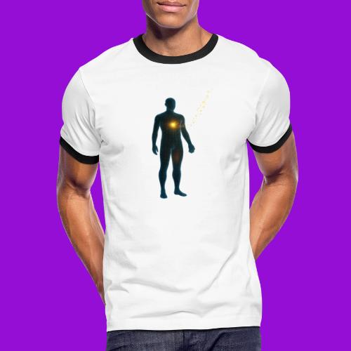 Glowing Chest Personl - Men's Ringer T-Shirt