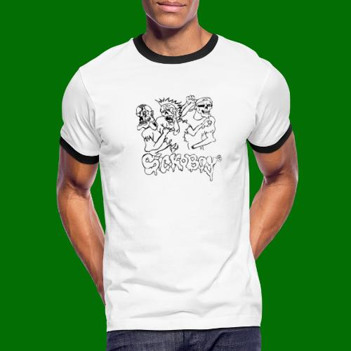SickBoys Zombie - Men's Ringer T-Shirt