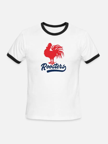 Sydney Roosters - Men's Ringer T-Shirt - white/black
