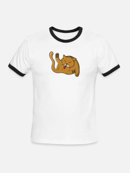 Bath Time - Men's Ringer T-Shirt - white/black