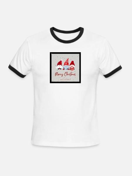 marry - Men's Ringer T-Shirt - white/black